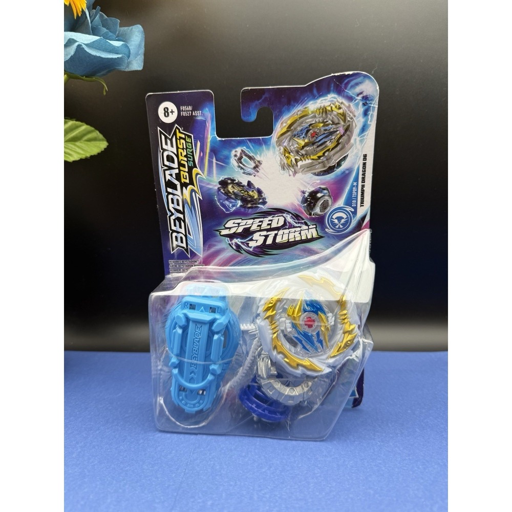 Beyblade Burst Surge Speed Storm Triumph Dragon D6 Spinning Top Starter Pack